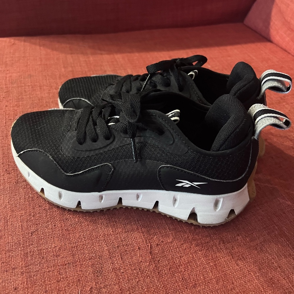 Gently used Black Kids Reebok Sneakers size 3